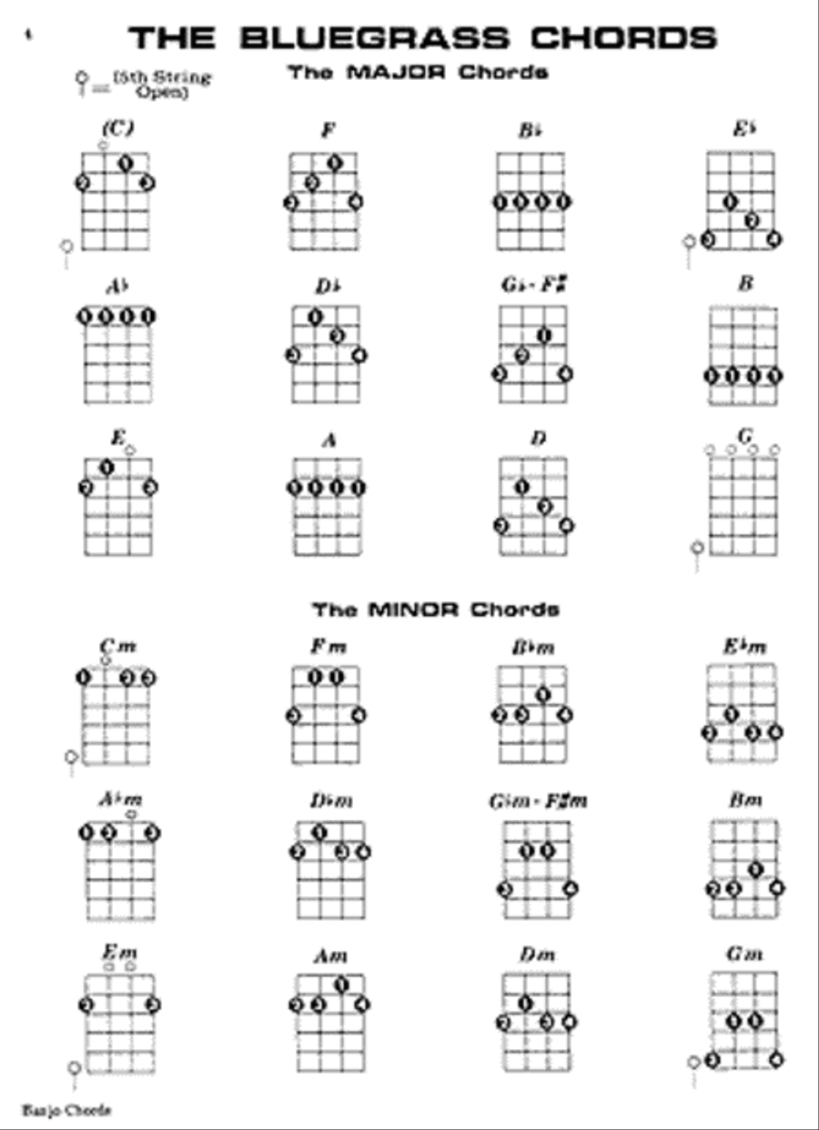 Banjo Chords 5-String Banjo scores gallery preview page 3