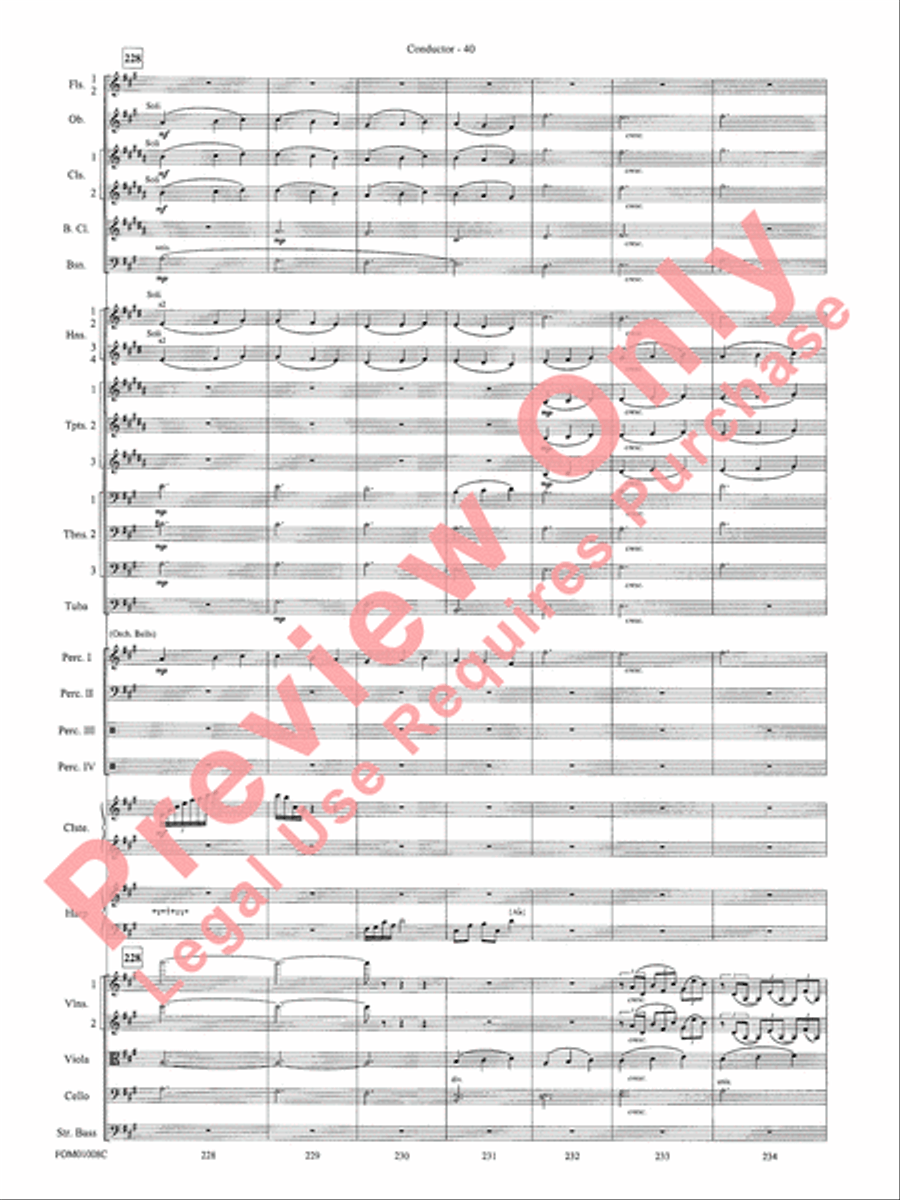 Harry Potter Symphonic Suite Full Orchestra scores gallery preview page 43