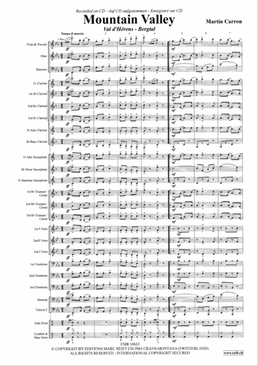 Mountain Valley Concert Band scores gallery preview page 4