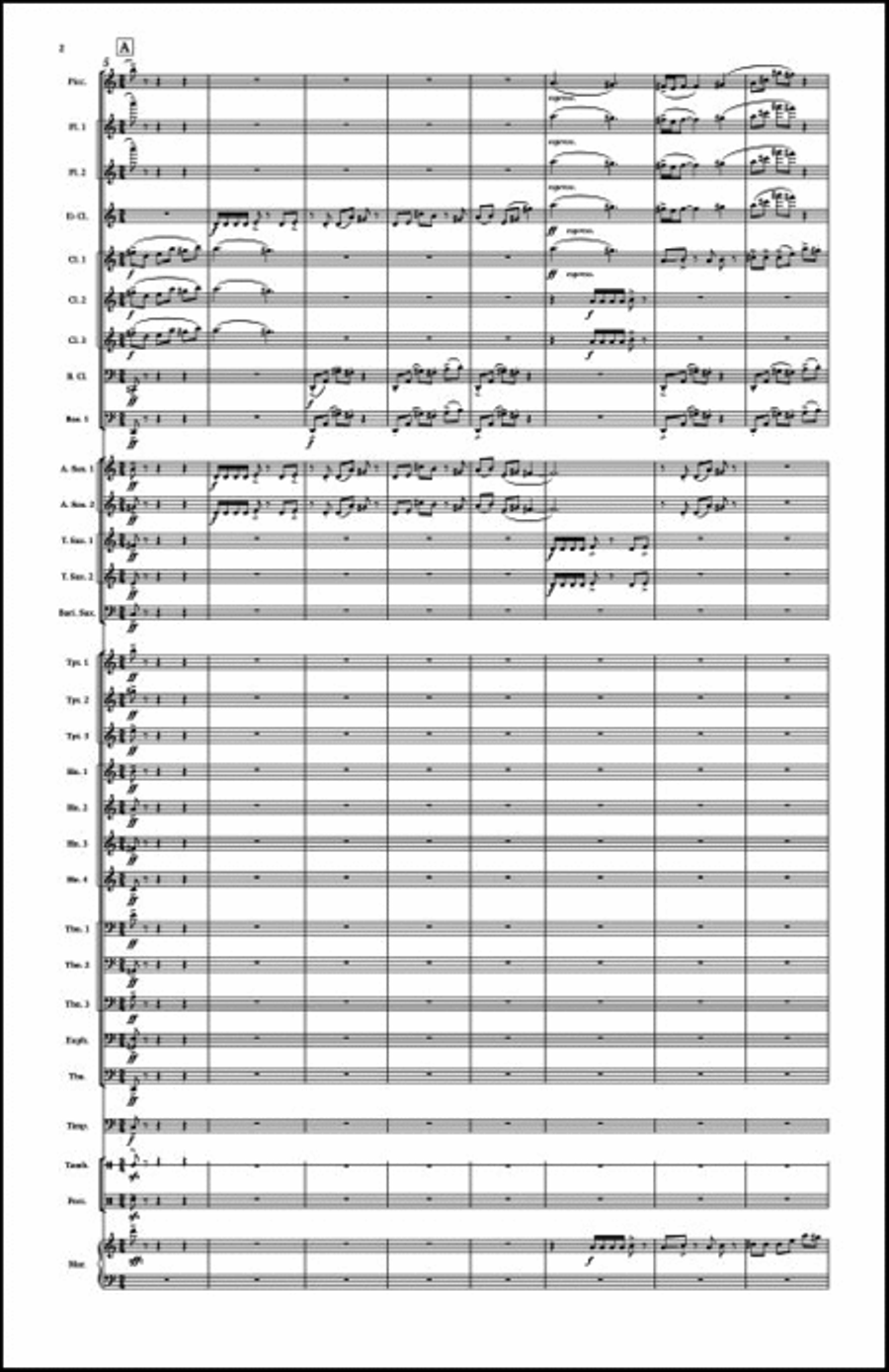 Millennium Homecoming Concert Band scores gallery preview page 4