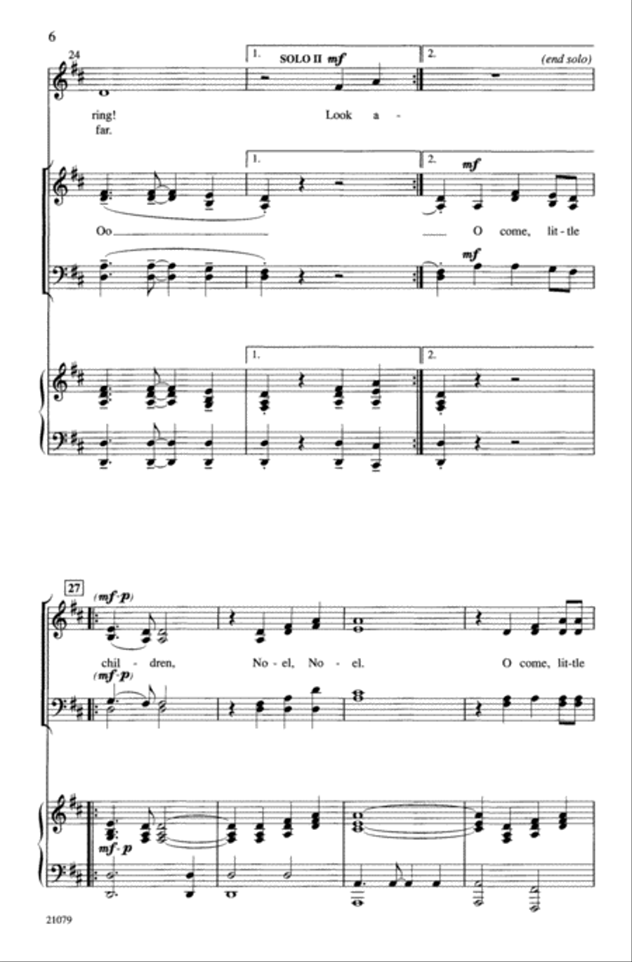 A Gospel Noel A Gospel Noel Choir scores gallery preview page 4