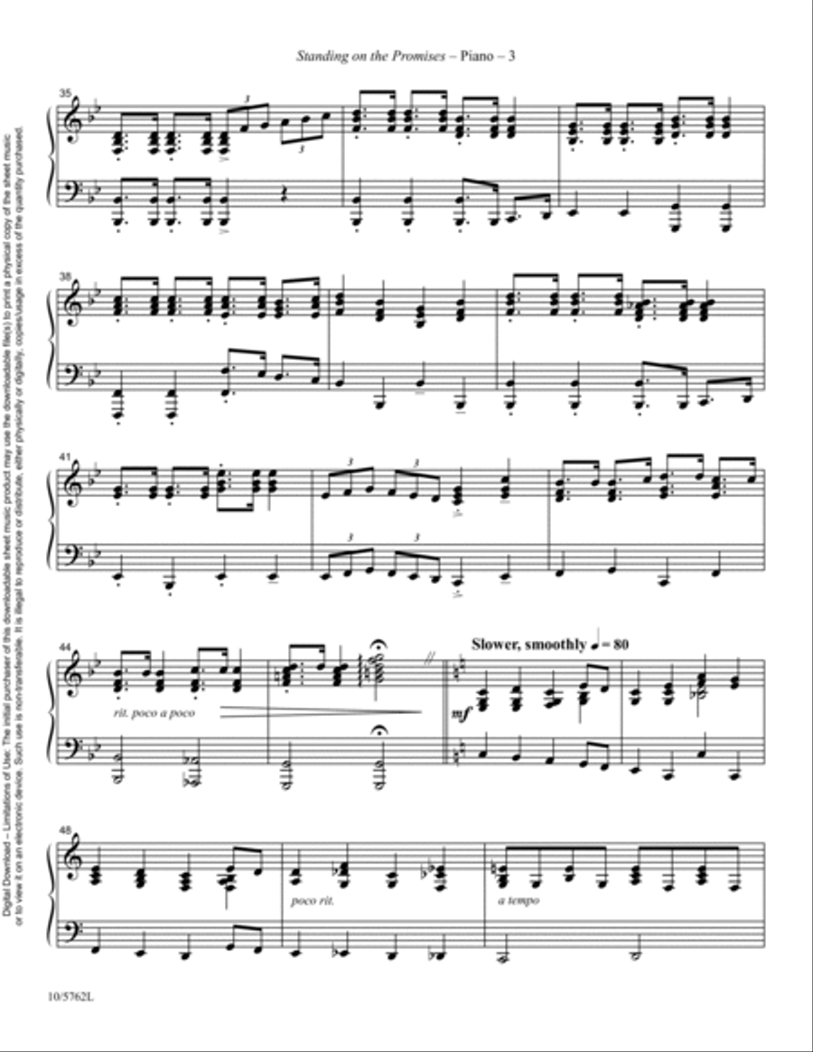 Standing on the Promises Standing on the Promises 4-Part scores gallery preview page 15