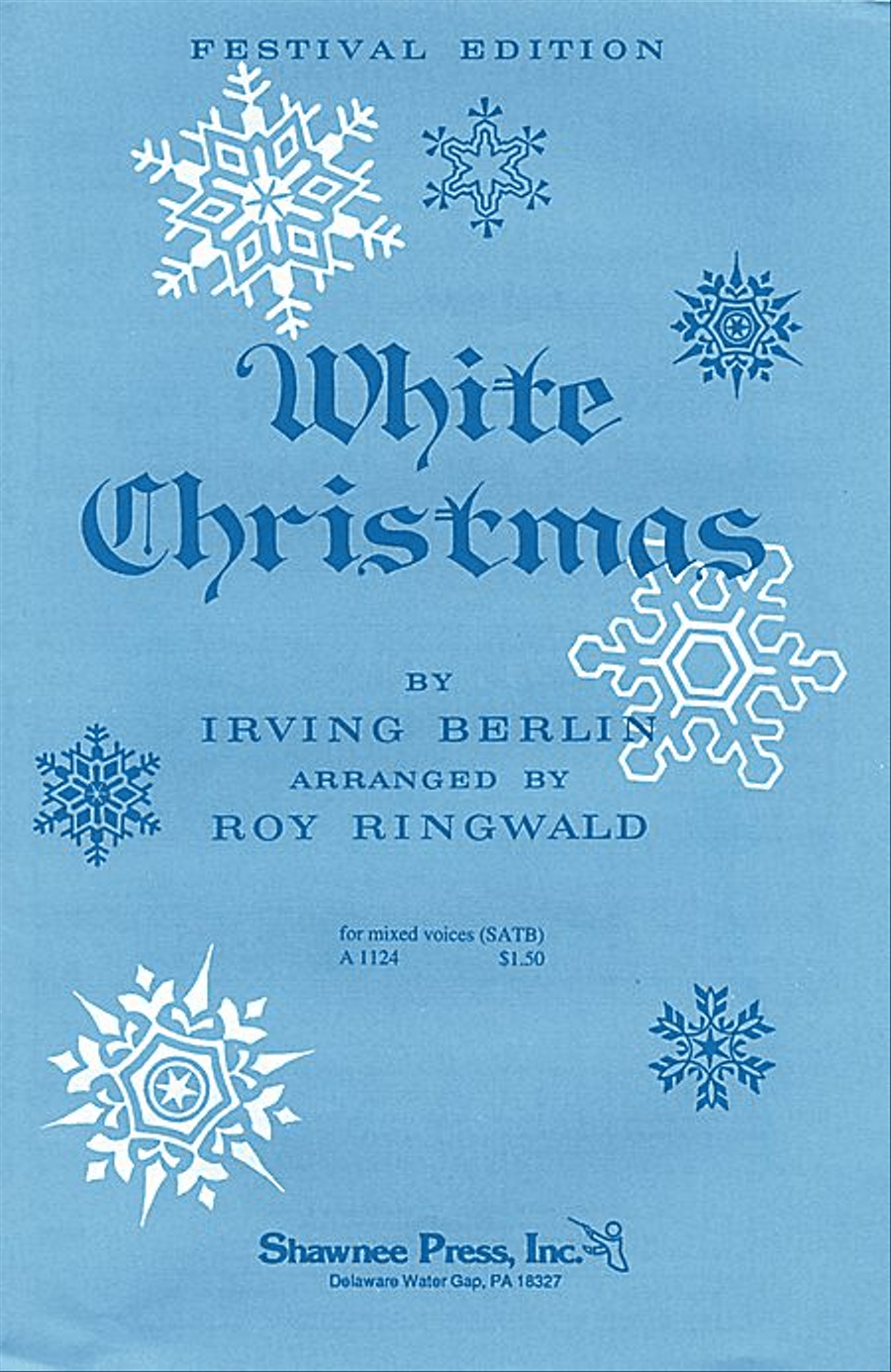 White Christmas 4-Part scores gallery preview page 1
