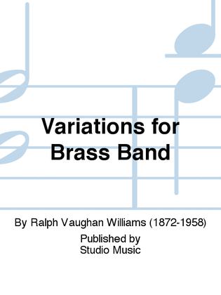 Book cover for Variations for Brass Band