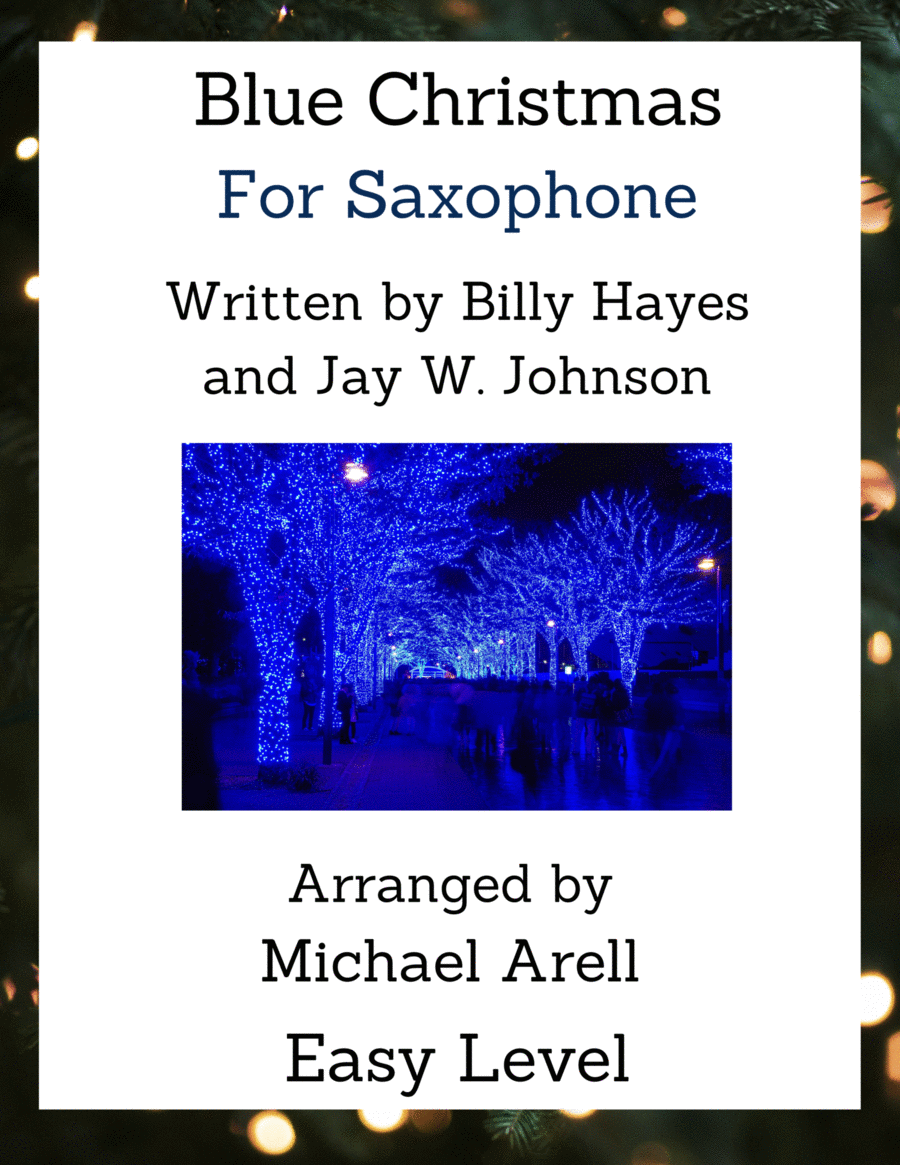 Blue Christmas Woodwind Quartet scores gallery preview page 1