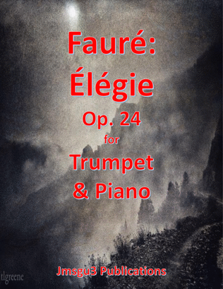 Book cover for Fauré: Élégie Op. 24 for Trumpet & Piano