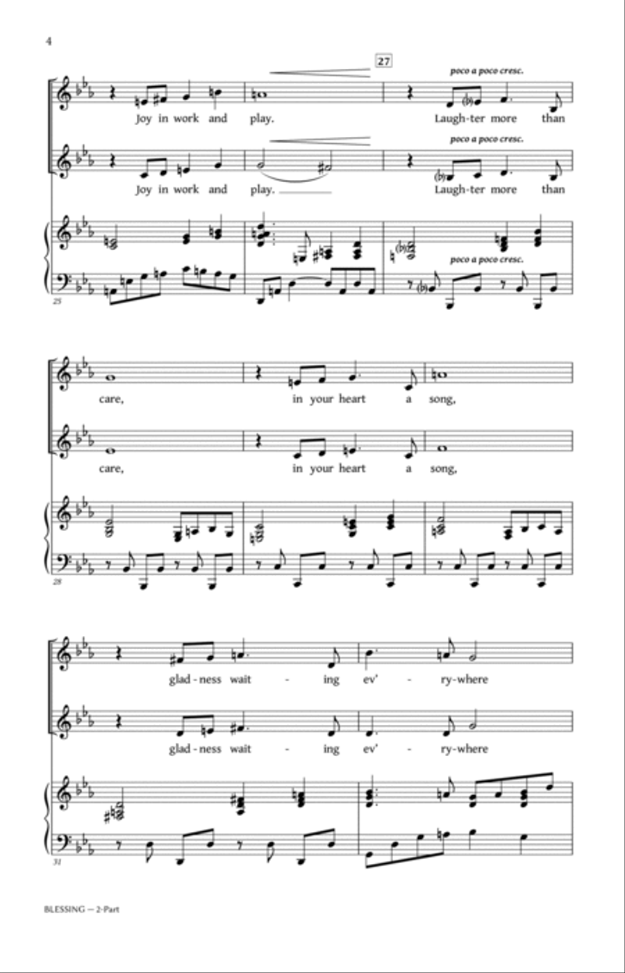Blessing Blessing 2-Part scores gallery preview page 4