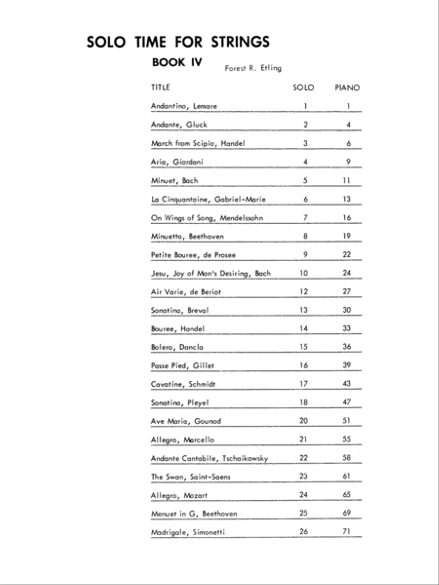 Solo Time for Strings, Book 4 Chamber Orchestra scores gallery preview page 2