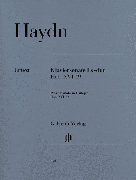 Haydn, Joseph: Piano sonata Es major Hob. XVI: 49