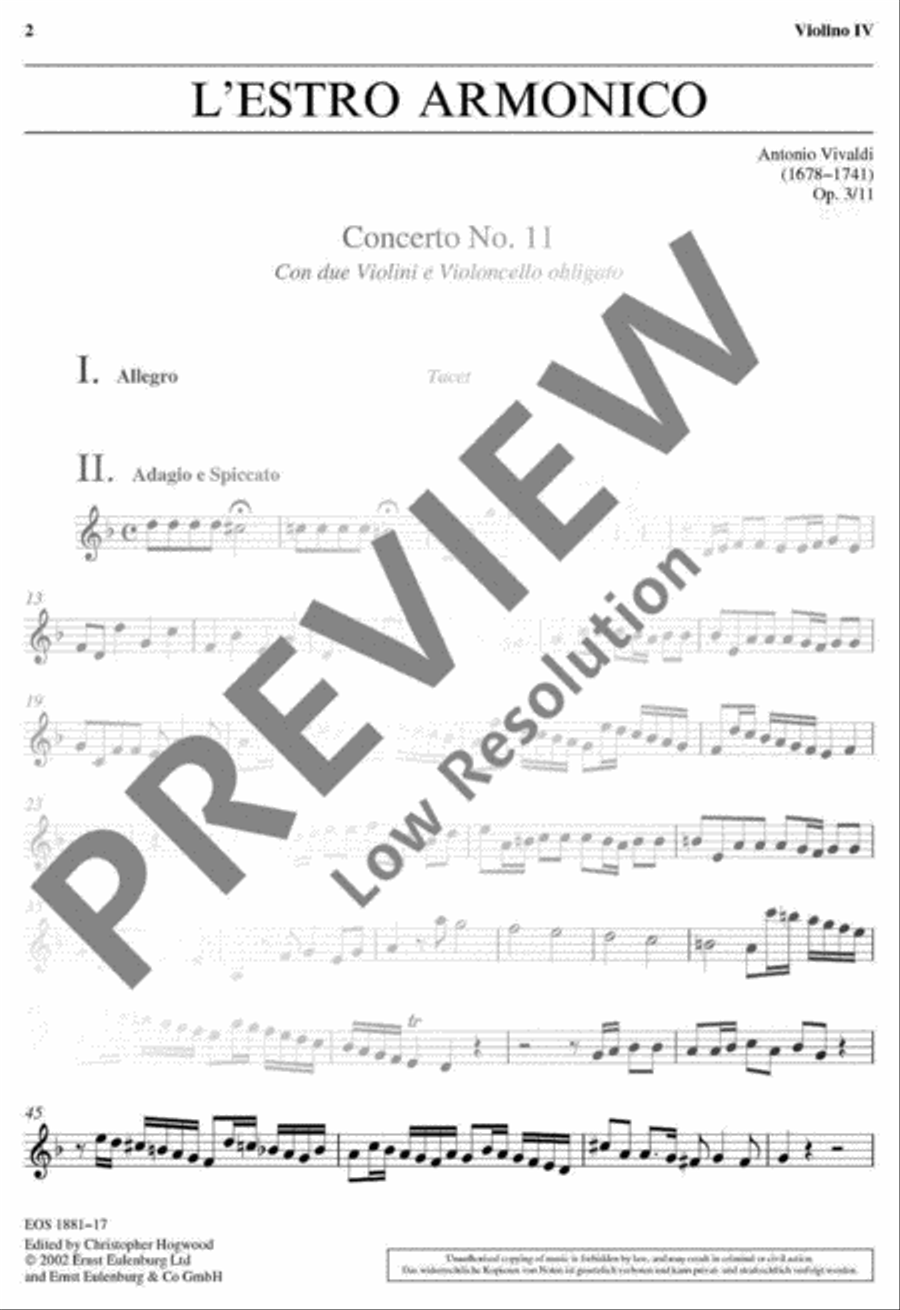 L'Estro Armonico Part scores gallery preview page 2