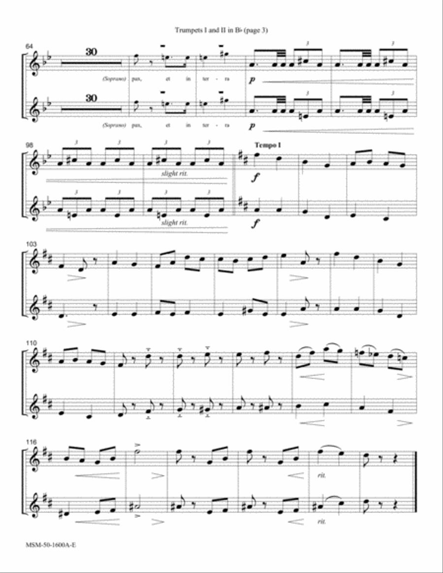 Gloria Choir scores gallery preview page 3