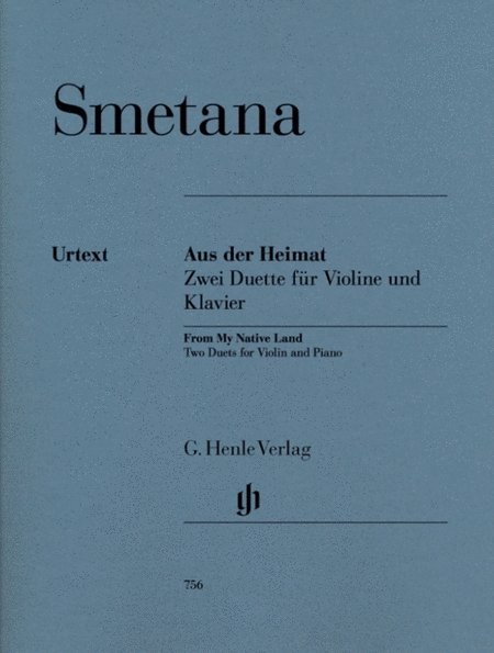 Smetana - From My Native Country Violin/Piano by Bedrich Smetana Violin Solo - Sheet Music