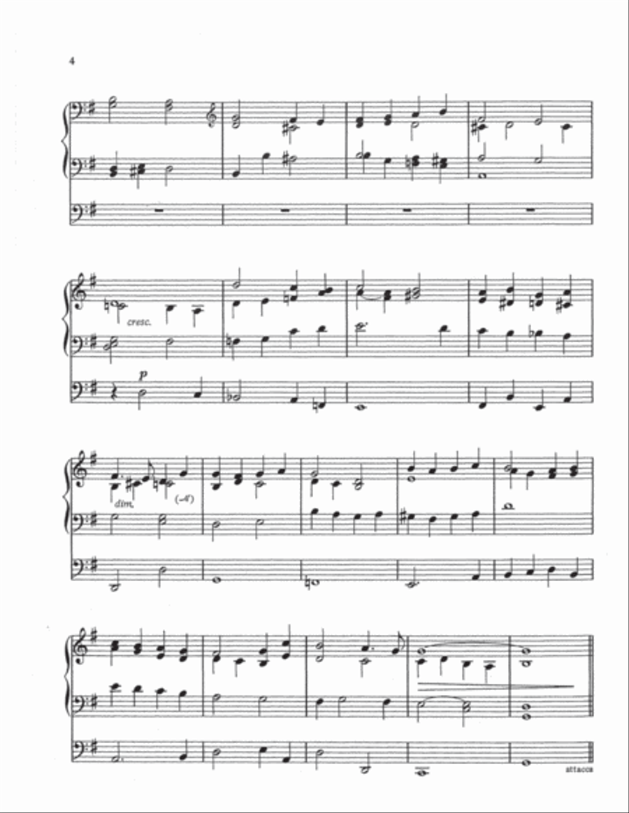 Partita on Adeste Fideles Organ scores gallery preview page 4