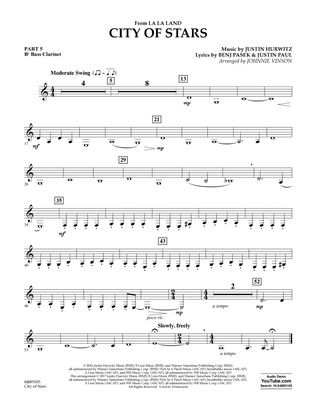 City of Stars (from La La Land) - Pt.5 - Bb Bass Clarinet