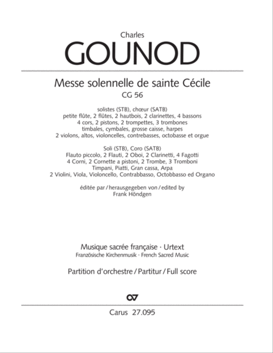 Messe solennelle de sainte Cecile Messe solennelle de sainte Cecile STB scores gallery preview page 2