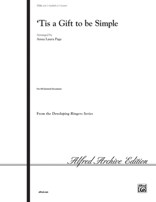 Book cover for 'Tis a Gift to Be Simple