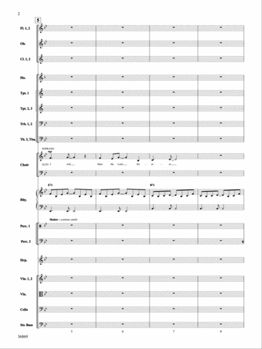 Made Me Glad Choir scores gallery preview page 3