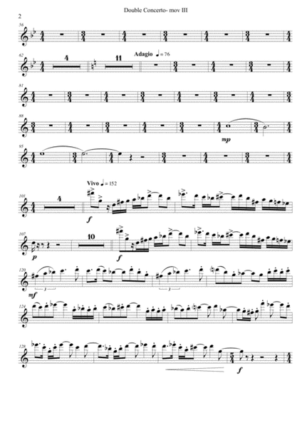 Brazilian Trumpet Double Concerto Part2 Individual orchestra parts