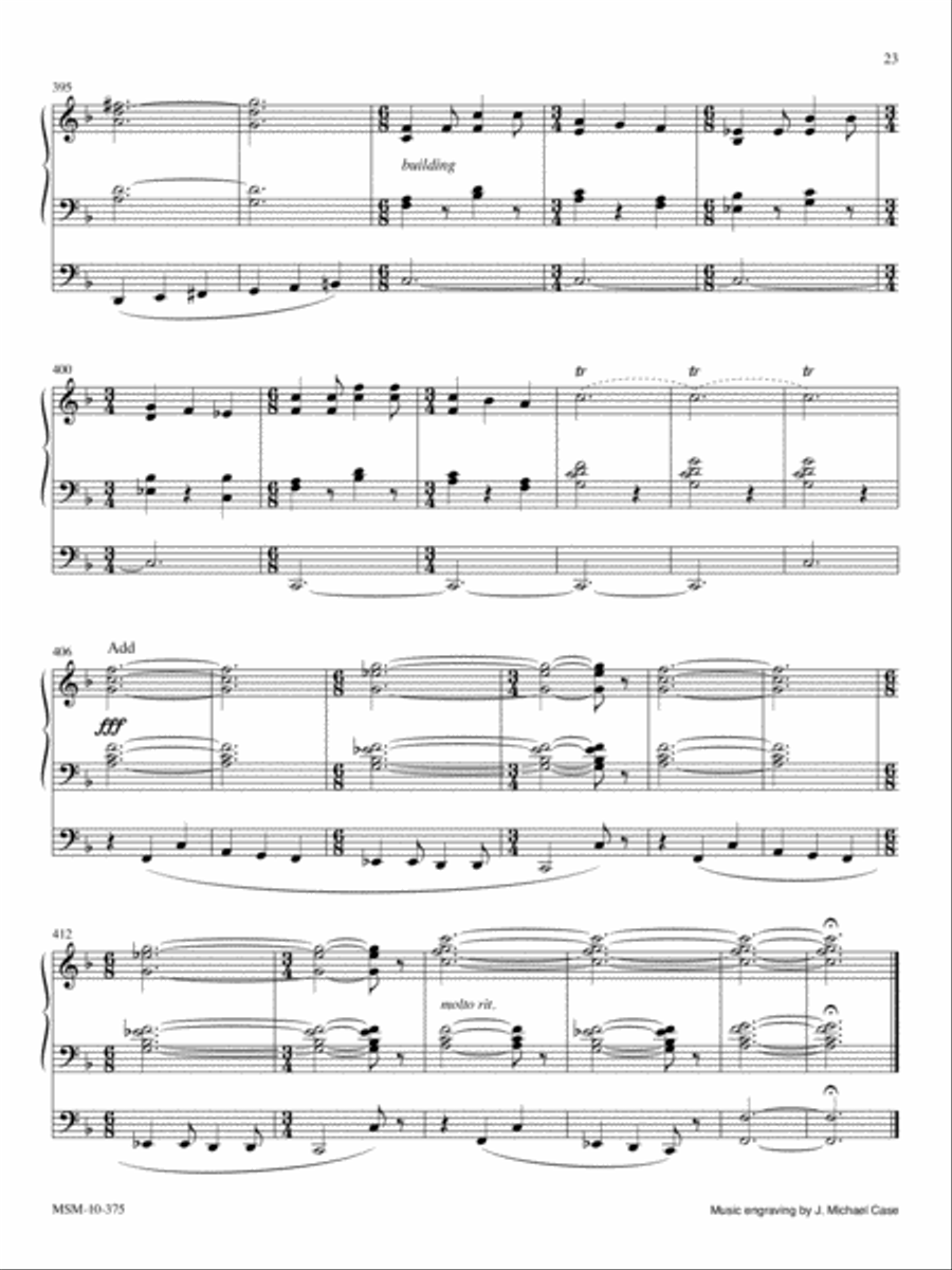Fantasy on Lobe den Herren Organ scores gallery preview page 10