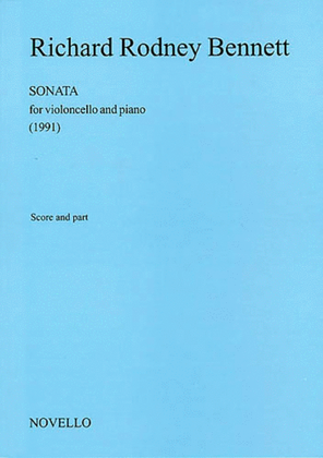 Book cover for Richard Rodney Bennett: Sonata For Violoncello And Piano