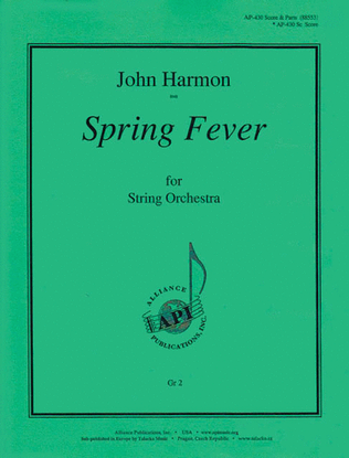Book cover for Spring Fever - Strg Orch -set