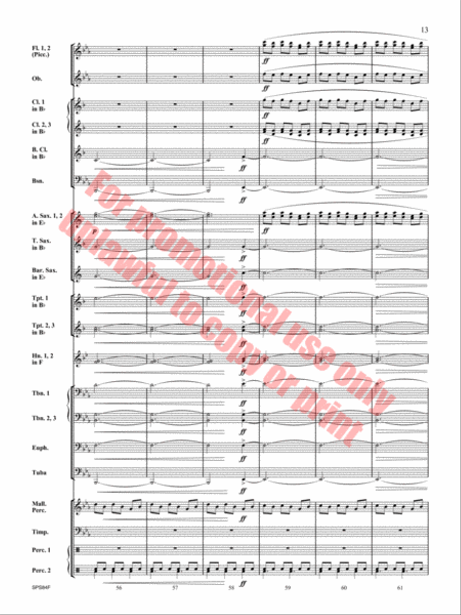 Victory Concert Band scores gallery preview page 14