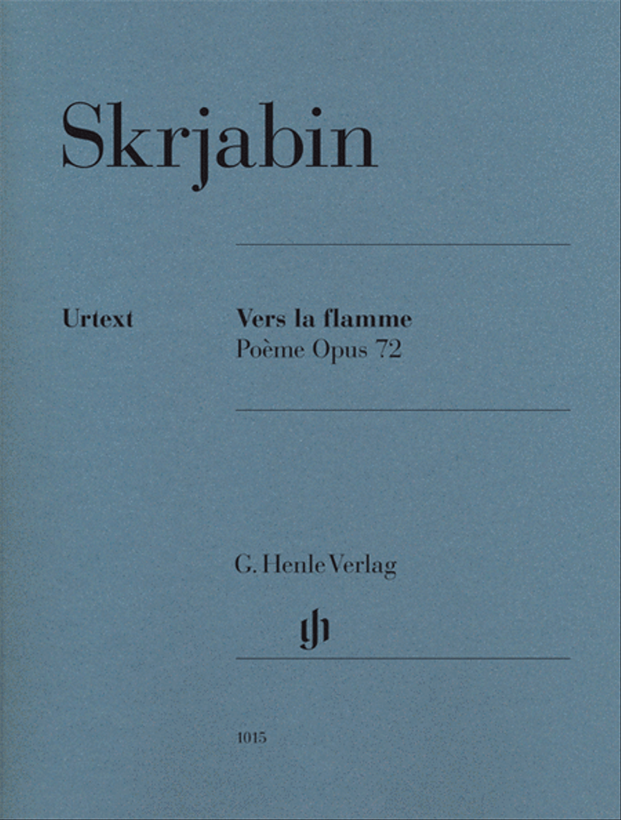 Vers la flamme (Poème), Op. 72 Piano Solo scores gallery preview page 1