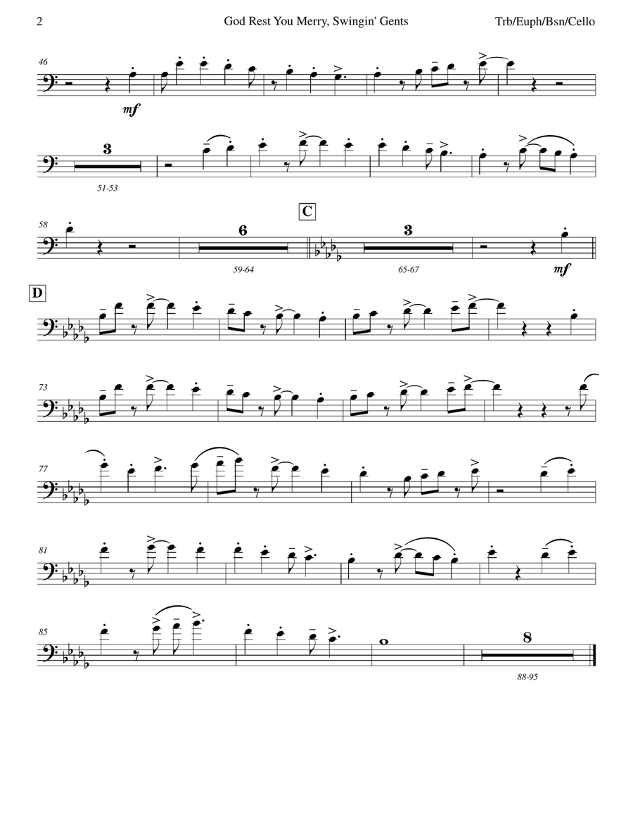 God Rest You Merry, Gentlemen Piano scores gallery preview page 2