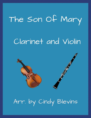 Book cover for The Son of Mary, Clarinet and Violin