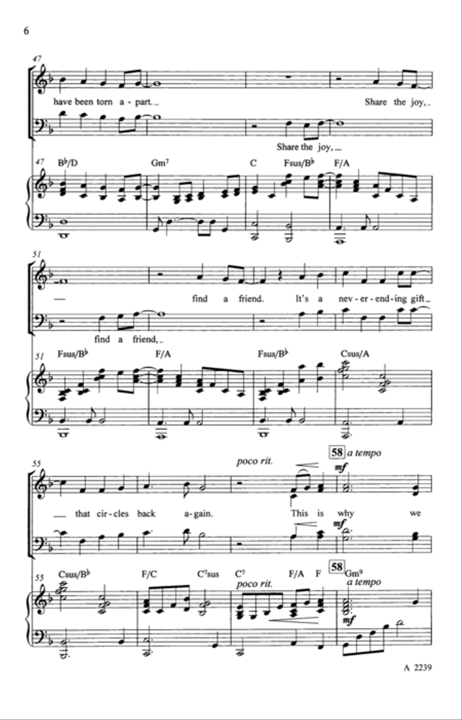 Why We Sing 4-Part scores gallery preview page 5