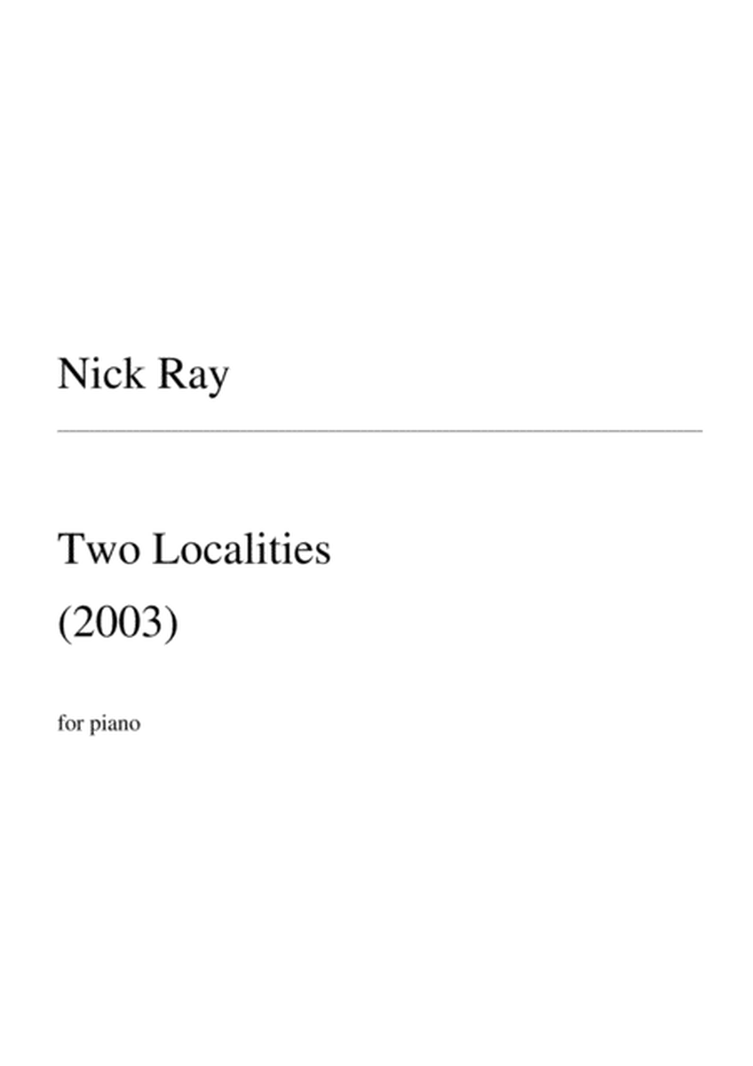 Two Localities (2003) for piano