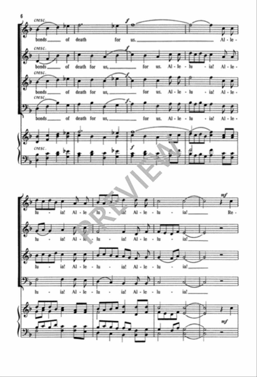 Rejoice, Rejoice, Alleluia 4-Part scores gallery preview page 7