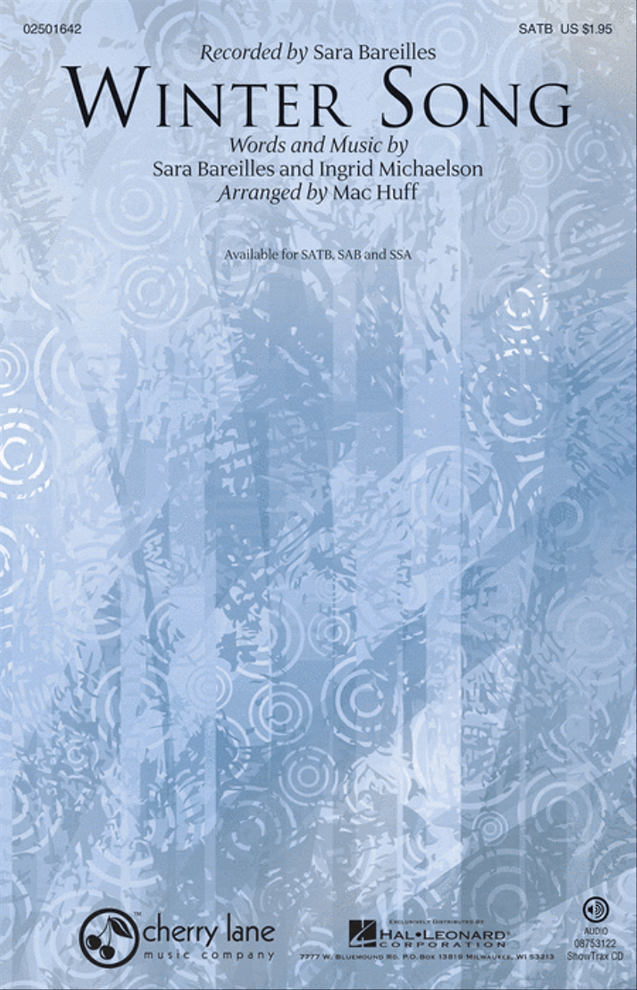 Winter Song 4-Part scores gallery preview page 1
