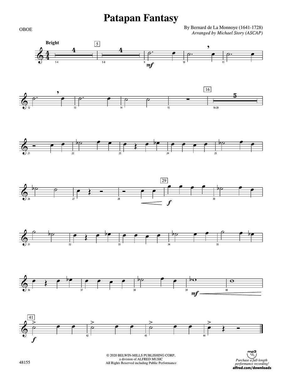 Patapan Fantasy: Oboe