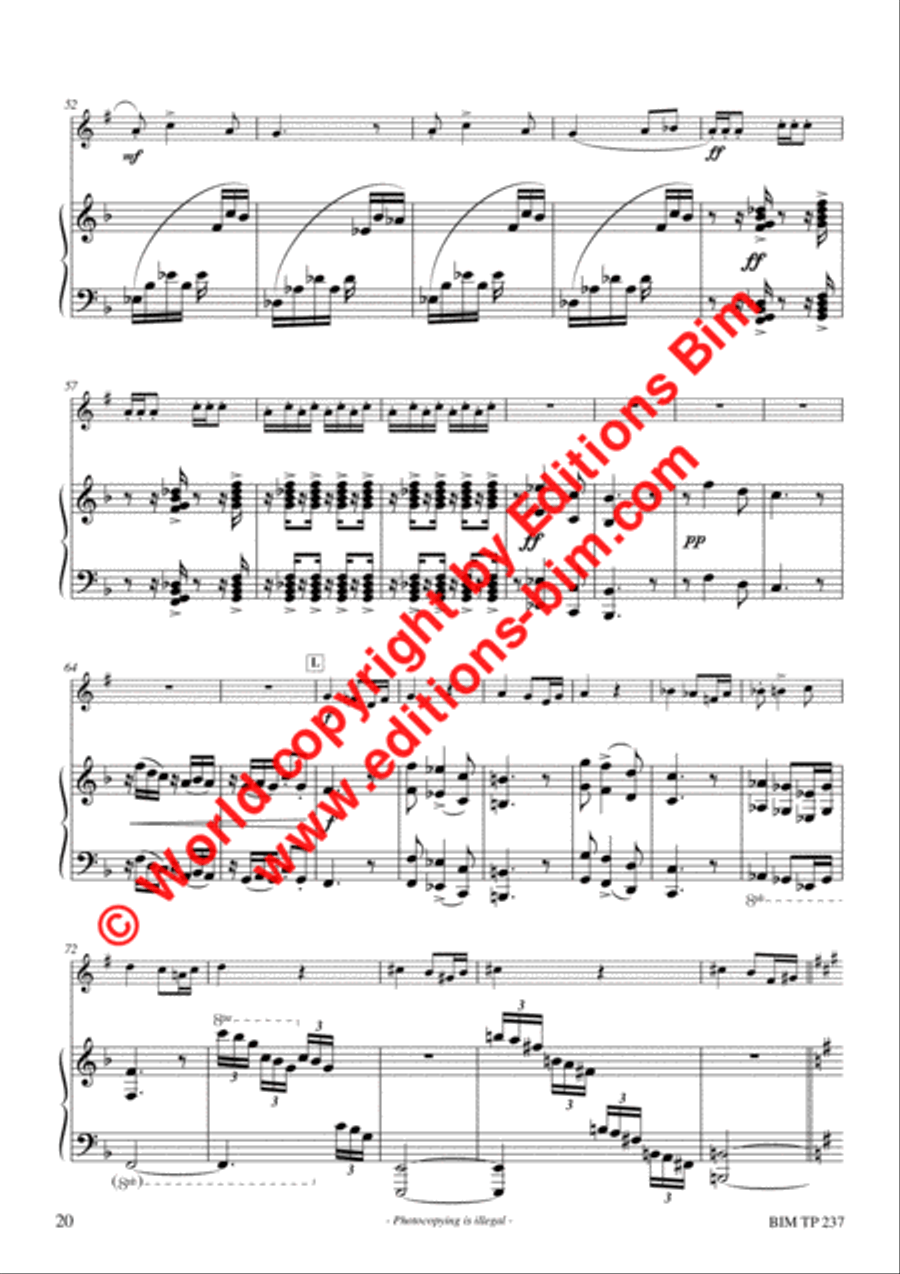 Sonatine in F Trumpet Solo scores gallery preview page 11