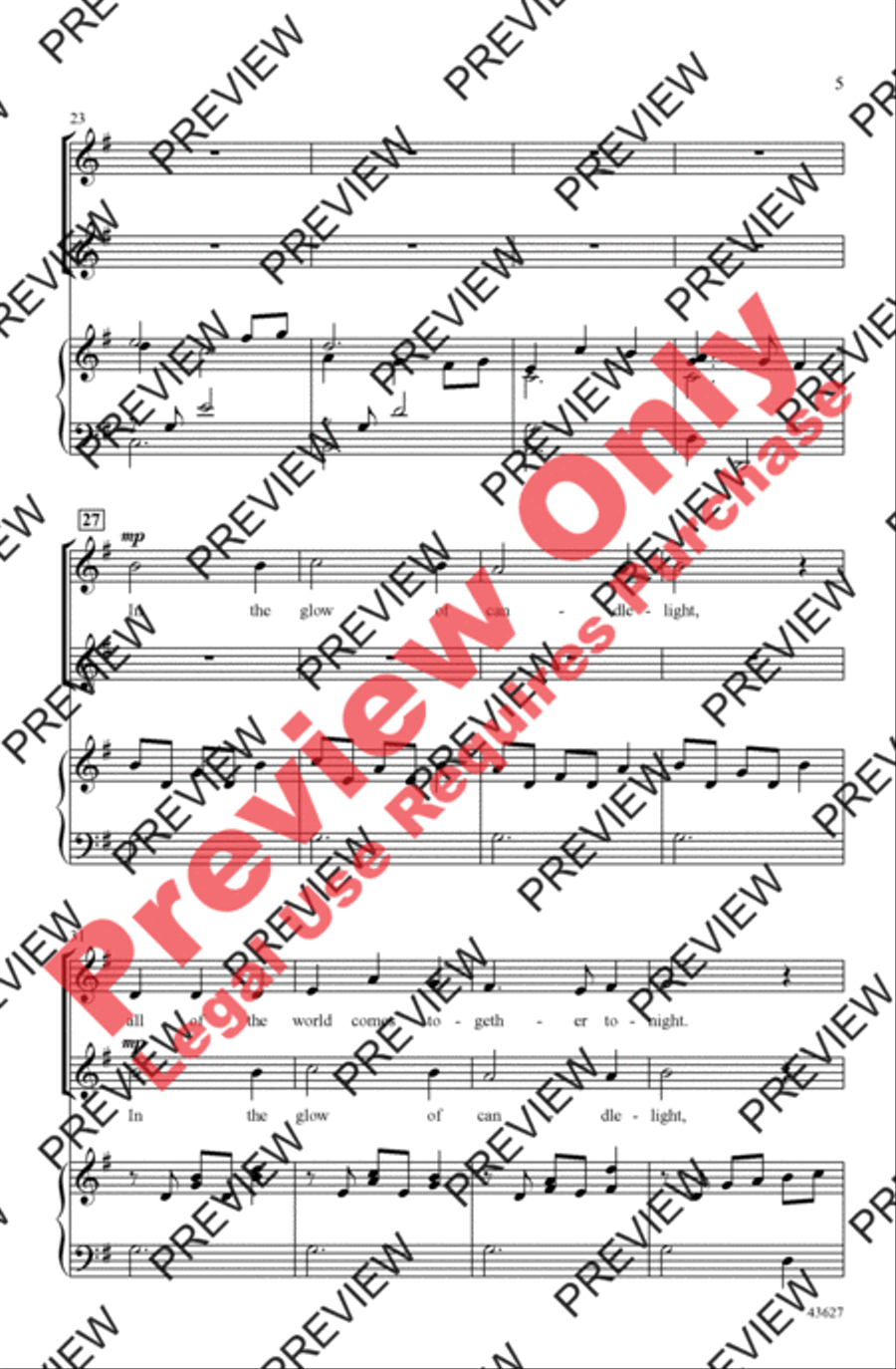 Candlelight Canon Candlelight Canon 2-Part scores gallery preview page 4