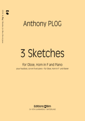 Book cover for 3 Sketches
