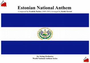 Book cover for Estonian National Anthem for String Orchestra (MFAO World National Anthem Series)
