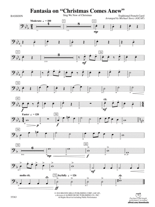 Fantasia on "Christmas Comes Anew": Bassoon