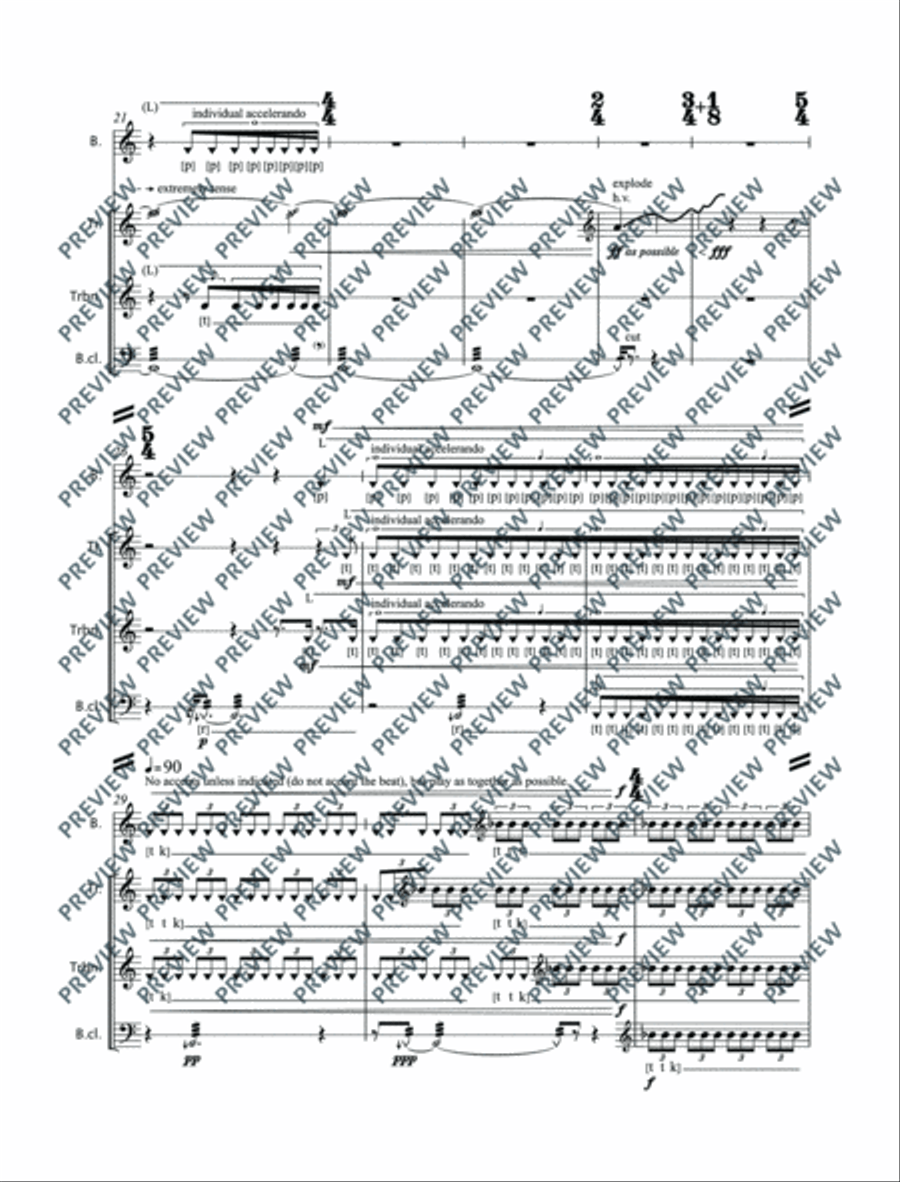 Irrational Irrational Clarinet scores gallery preview page 12