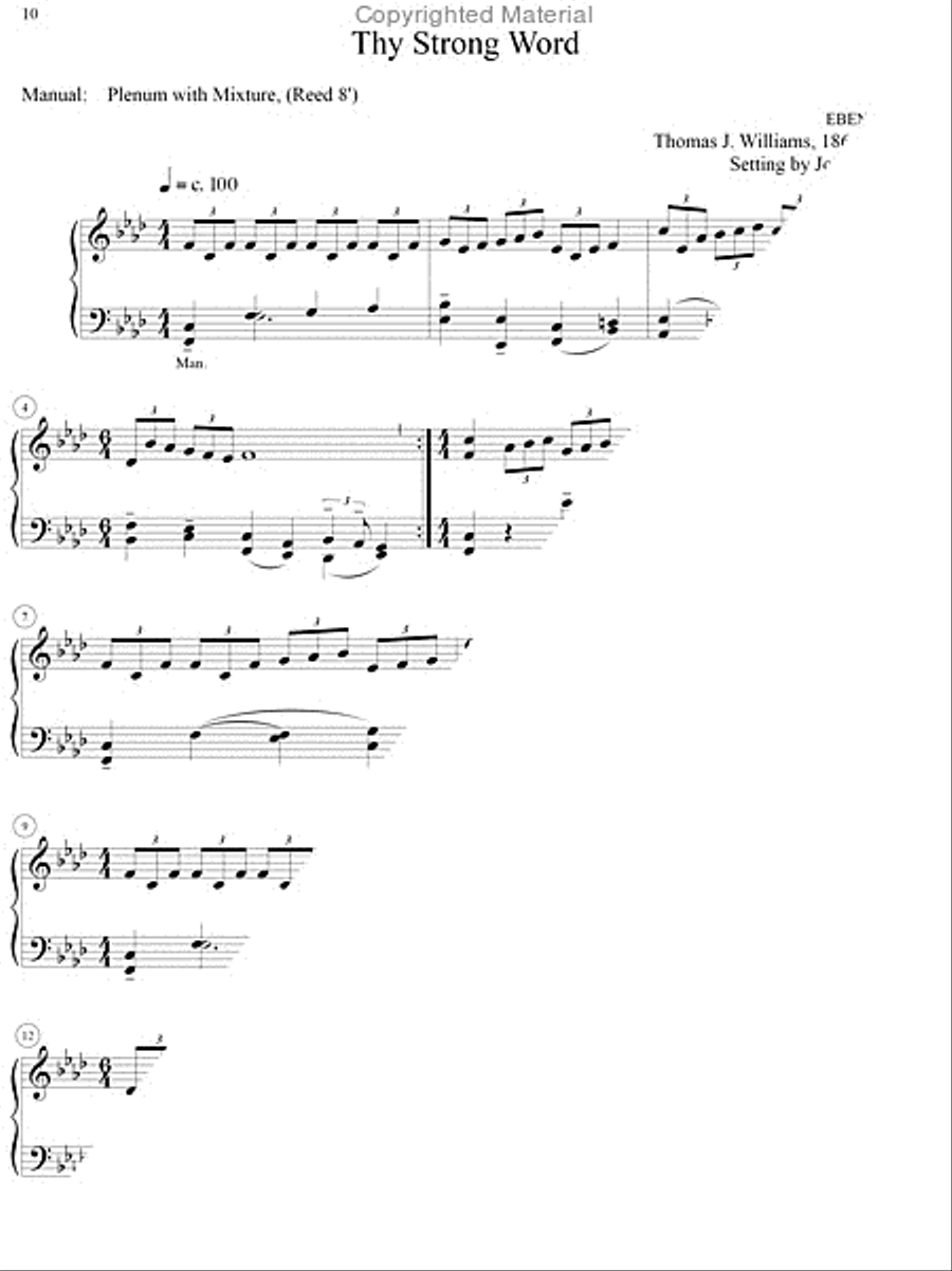 Twenty-Six Hymn Introductions Organ scores gallery preview page 7