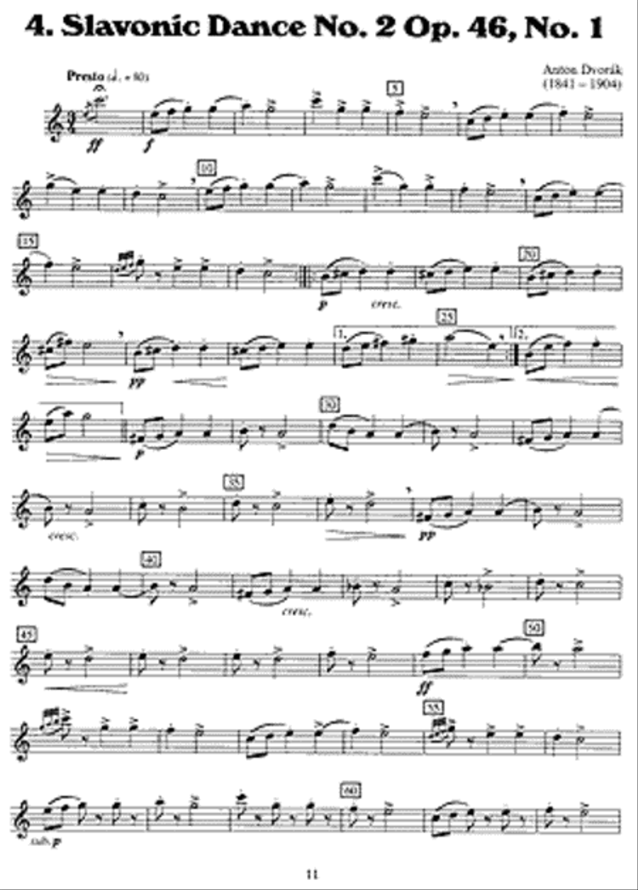 Solo Pieces for the Advanced Clarinetist Clarinet scores gallery preview page 2