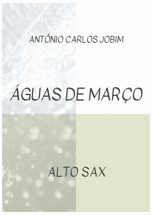 Book cover for Águas De Março (waters Of March)