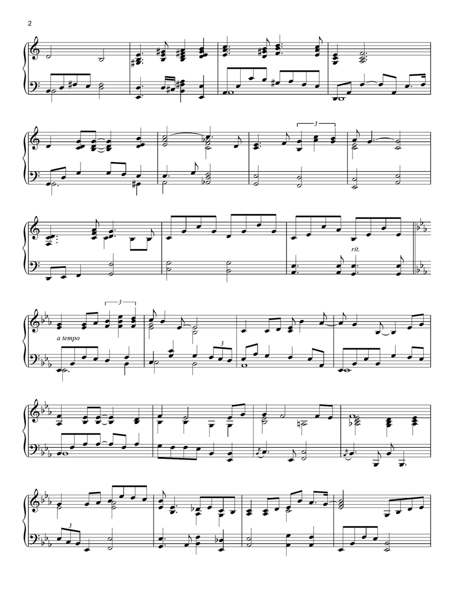 How Does A Moment Last Forever (from Beauty and The Beast) Piano Solo scores gallery preview page 2