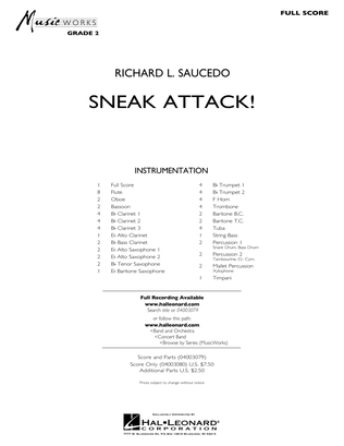 Sneak Attack! - Full Score