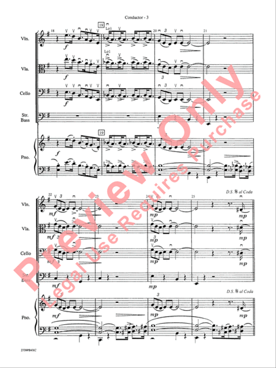 The Pink Panther String Orchestra scores gallery preview page 6