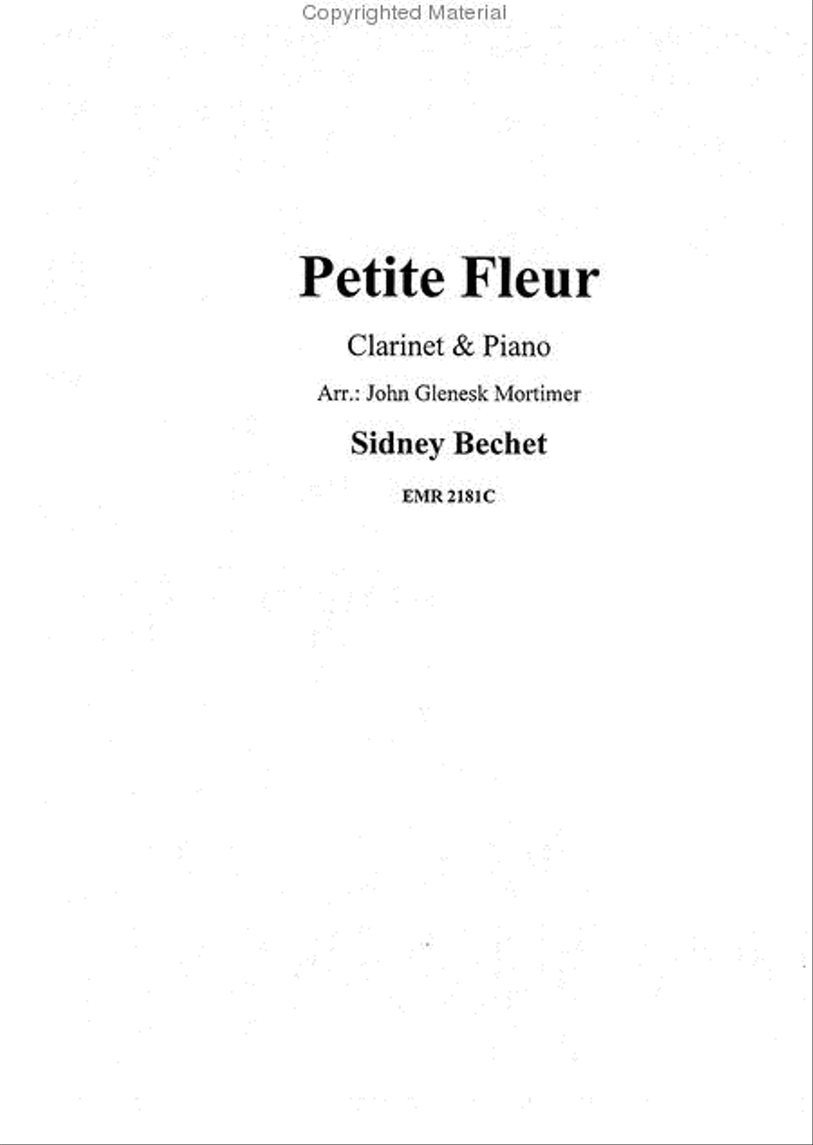Petite Fleur Clarinet Solo scores gallery preview page 2