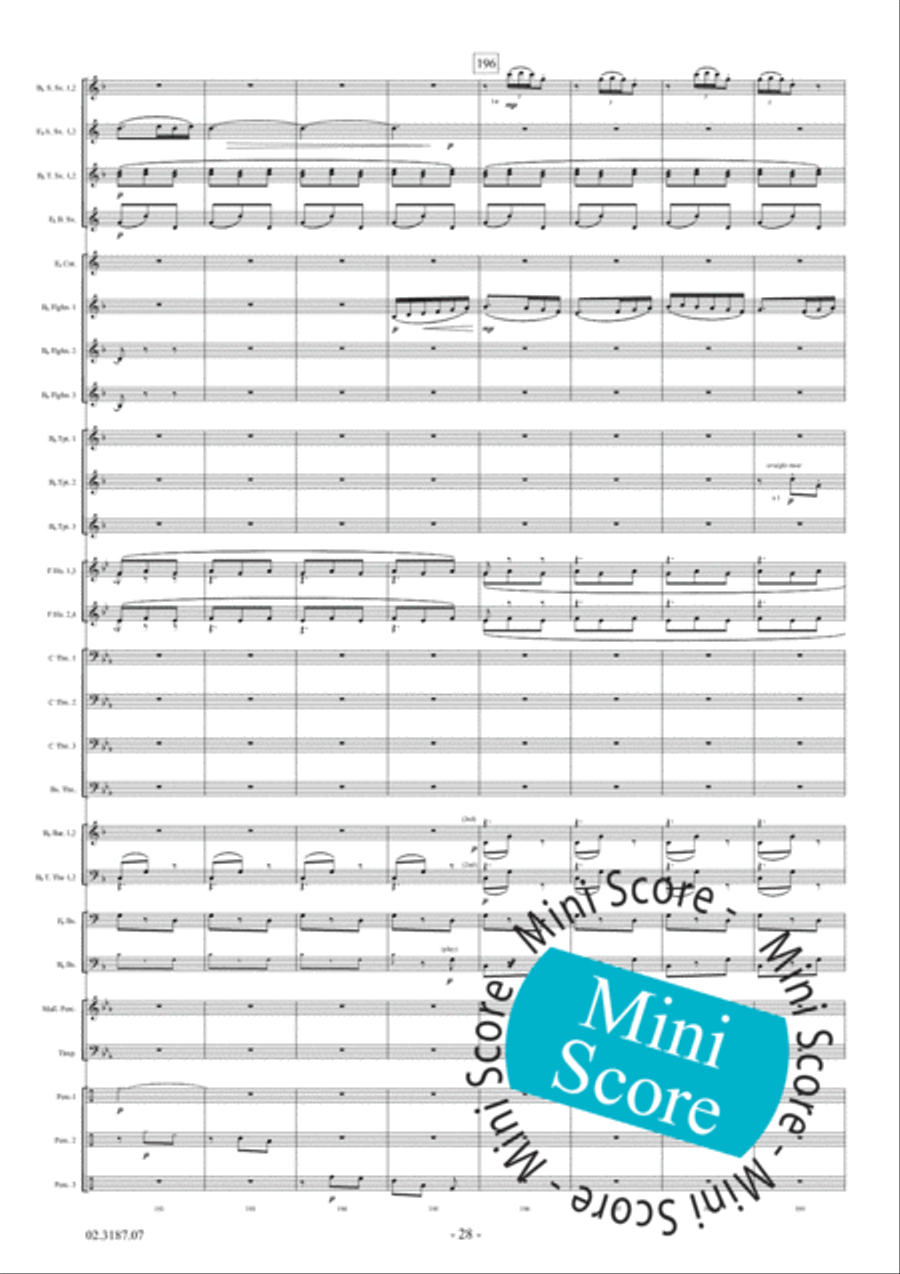 Fleodrodum Fanfare Band scores gallery preview page 34