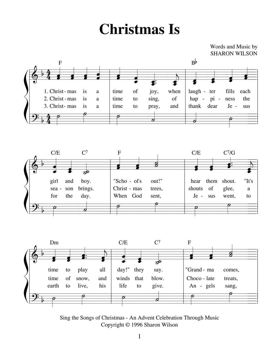 Christmas Is Piano Method scores gallery preview page 1