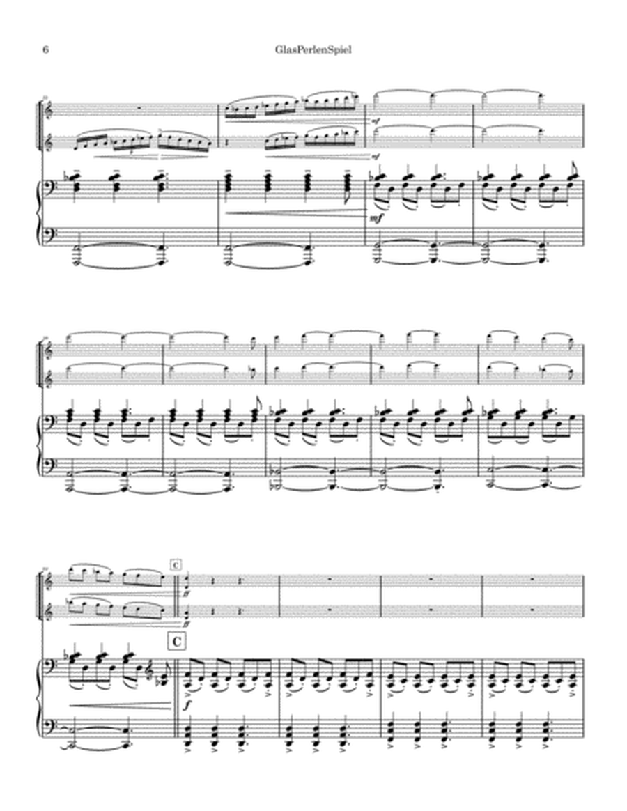 GlasPerlenSpiel - Double Concerto for 2 violins